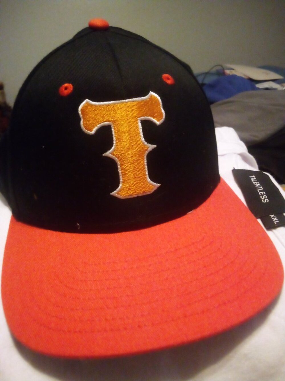 Tennessee Volunteers Orange & Black Cap adjustable rear strap NEW